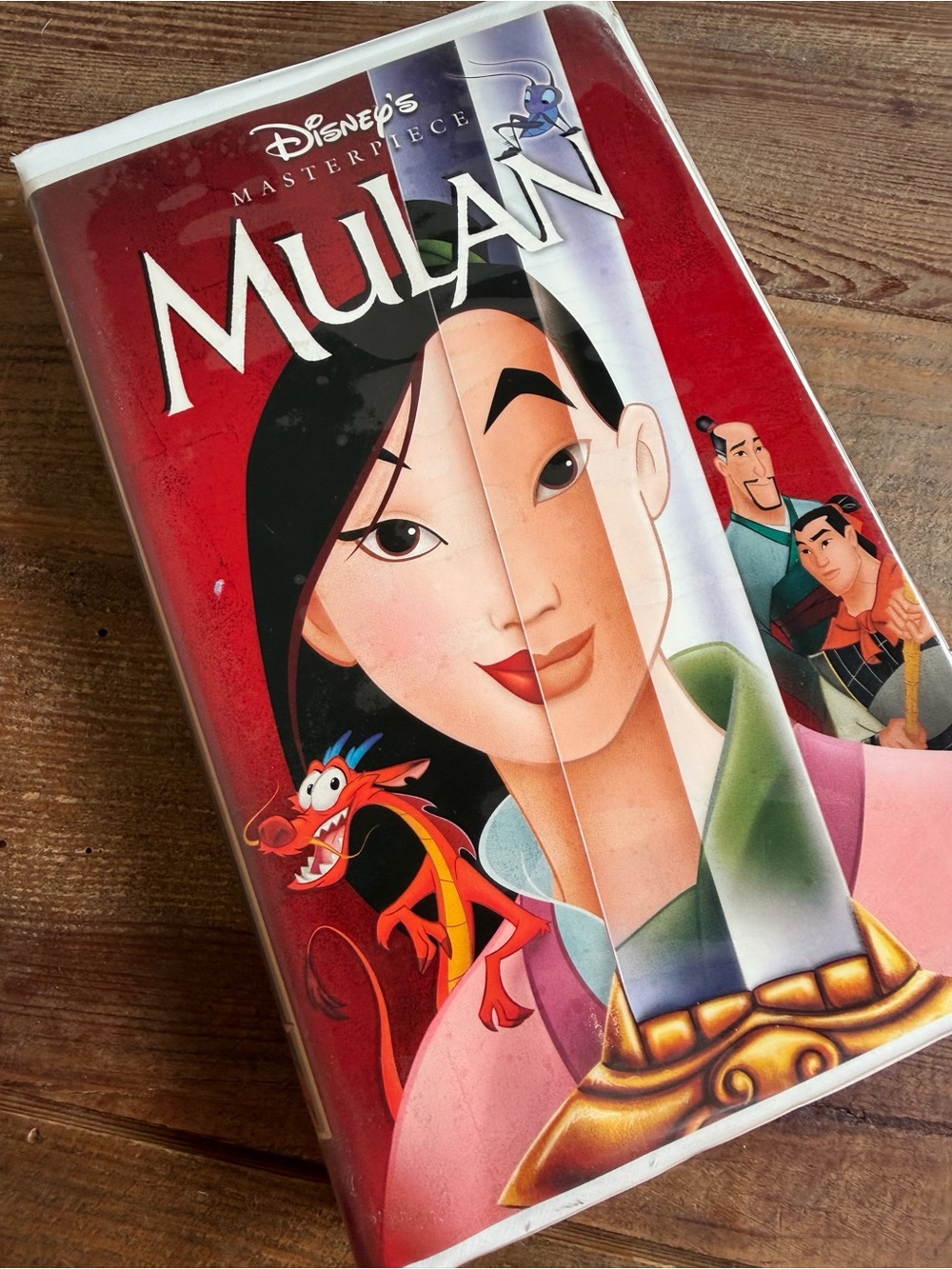 Disney Mulan VHS Tape in Black